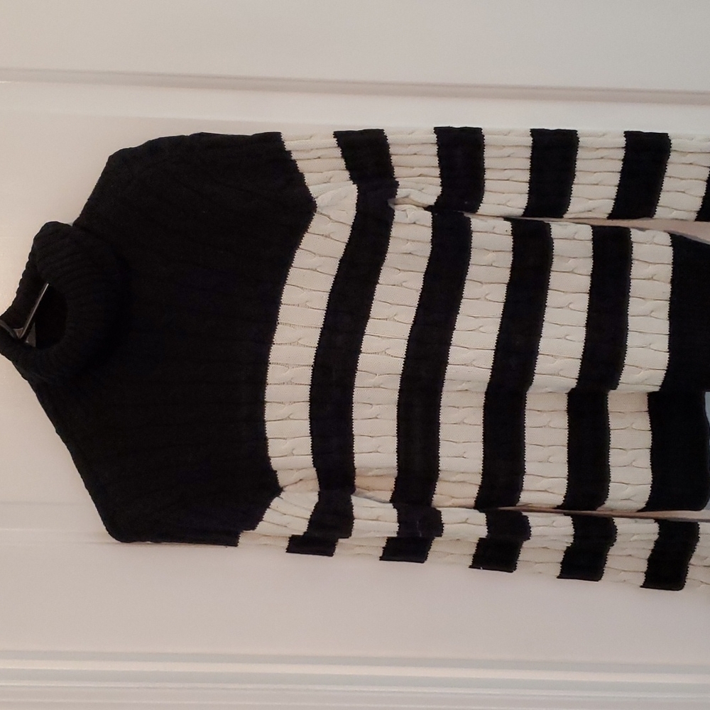 Turtle neck long sleeve sweater